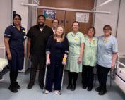Katrina Haynes was the first Day 0 patient on Ward 5